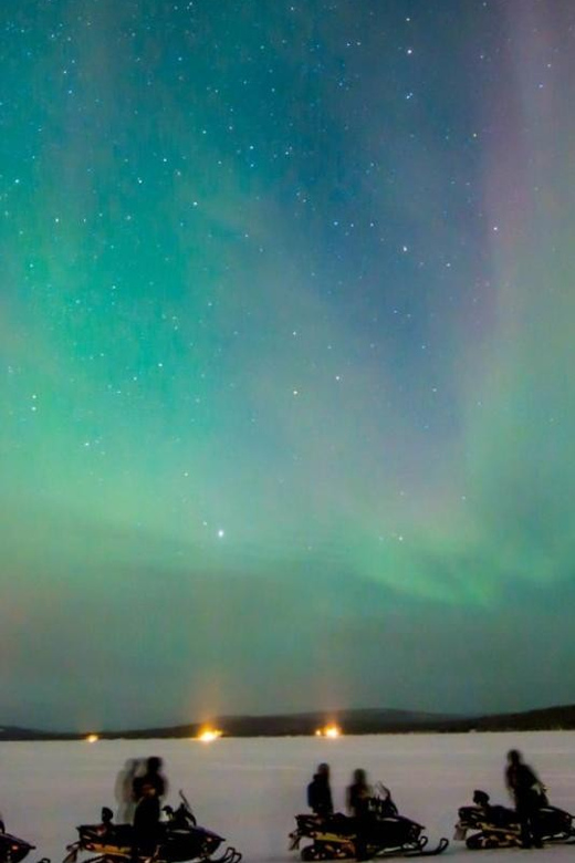 Levi: Northern Lights Snowmobile Safari and Campfire Picnic - What the snowmobile ride feels like
