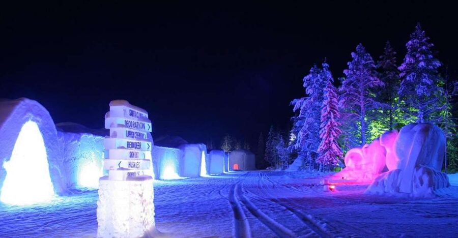 Levi: Snow Village Guided Tour - What the snow and ice figures really mean
