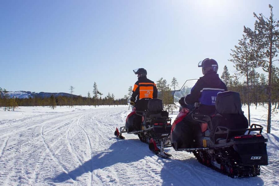 Levi: Snowmobile Safari to the Levi Nature - What the 105-minute route feels like