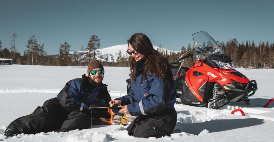 Levi: Snowmobile Safari with Ice Fishing and Outdoor Lunch - Is $221 good value for five hours?