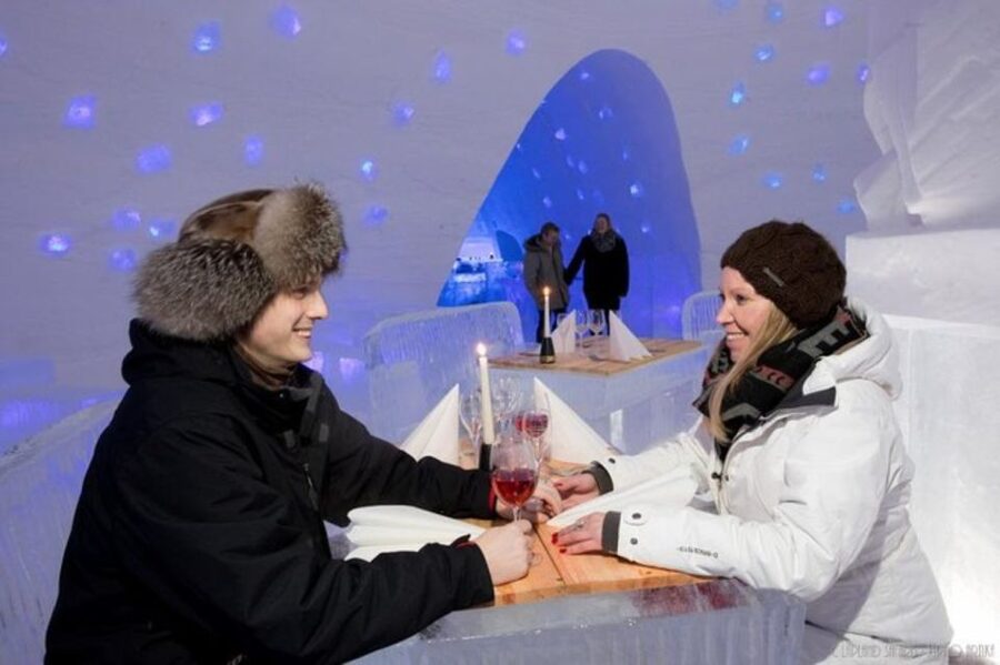 Levi: Trip to Lapland Snow Village with Entry Tickets - The ride from Levi and Sirkka