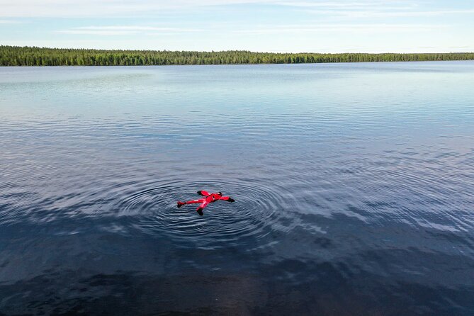Midnight Sun Floating Experience in Forest Lake - Floating under a sun that never quite leaves