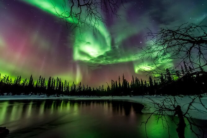 Northern Lights Hunt Including Snacks on Campfire from Rovaniemi - Finding a darker sky outside town