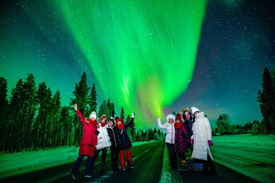 Northern Lights Hunting Adventure in Lapland - The long drive into Finnish Lapland