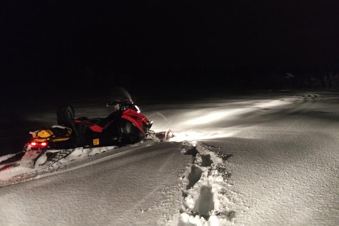 Northern Lights Night by Snowmobile (private tour) - Riding through dark forests and across frozen lakes