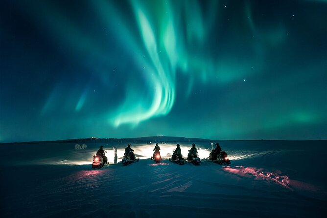 Northern Lights Snowmobile Safari from Rovaniemi with Campfire Picnic - A three-hour night in Finnish Lapland