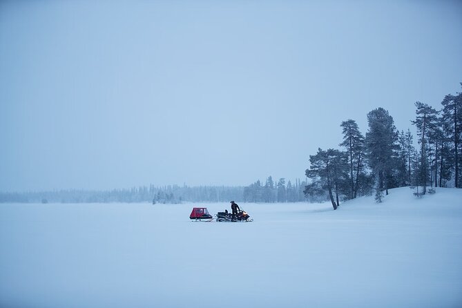 Northern Lights Snowmobile Sledge Ride in Rovaniemi - Twilight departure from Rovakatu 24