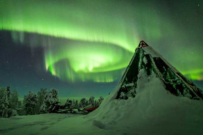 Northern Lights Snowmobile Sleigh Ride - A short Lappish shamanism program