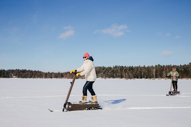 Private Driving Snow Scooters Experience in Finland - Meeting Arto at Lake Saimaa