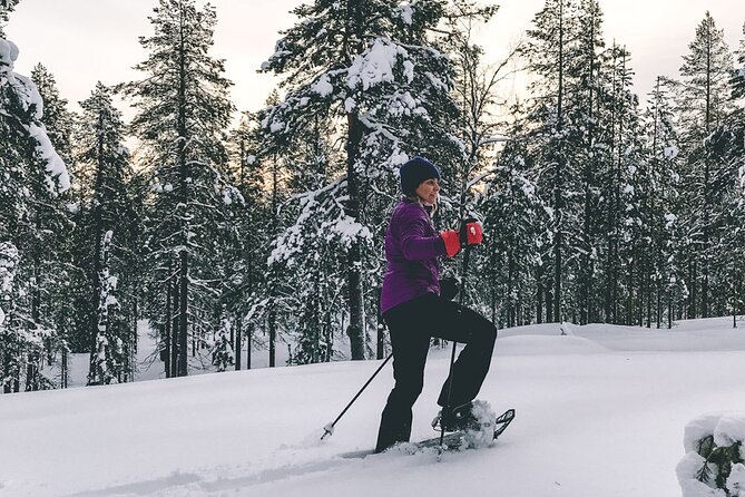 Private Snowshoeing Tour In Pyhätunturi With A Local Guide - Learning the snowshoeing technique
