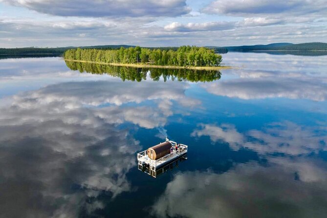 Private Traditional Finnish Sauna Boat Scenic River Cruise - A Finnish sauna with a moving view