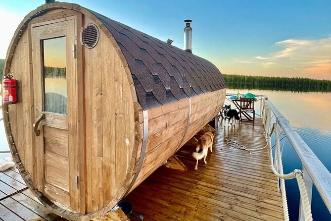 Private Traditional Finnish Sauna Boat Scenic River Cruise - Inside the traditional sauna