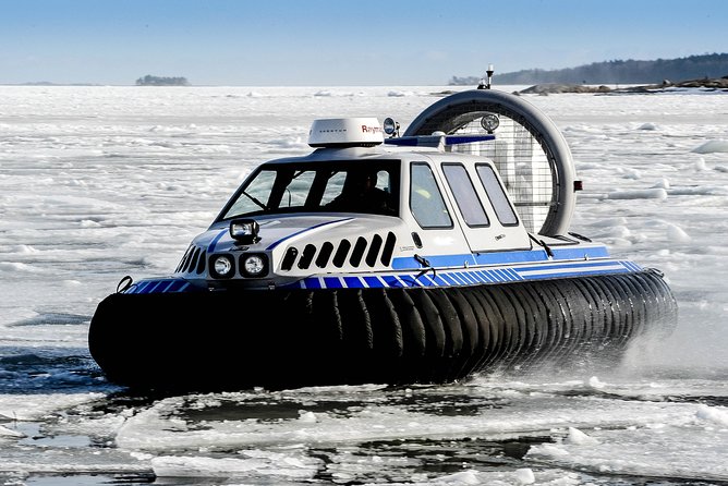Redrib Ice Experience - Riding through ice by hovercraft