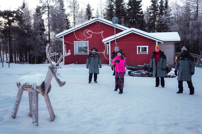 Reindeer Husbandry with Snowmobile Sleigh Ride and Cabin Lunch - Clothing, comfort, and family suitability