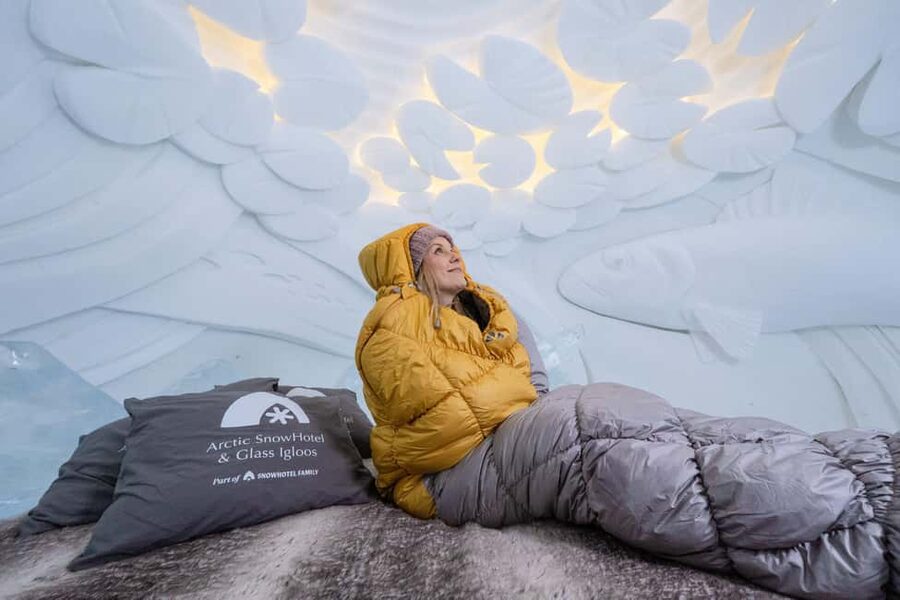 Rovaniemi: Arctic Snow Hotel Tour - Ninety minutes to play, warm up, and take photos