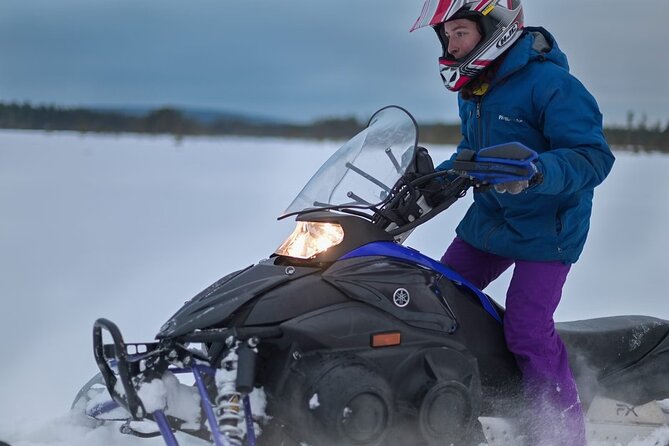Rovaniemi: Drive New 2025 Snowmobiles on Arctic Safari & BBQ - Leaving Rovaniemi for the snowmobile base