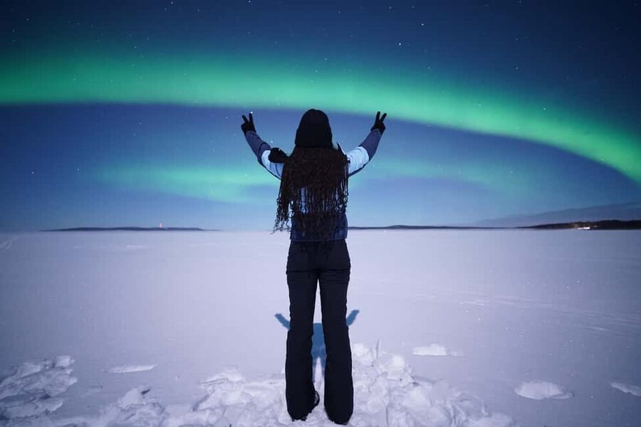 Rovaniemi: Guaranteed Northern Lights Tour with Photos - Stop three: the second search and longer routes