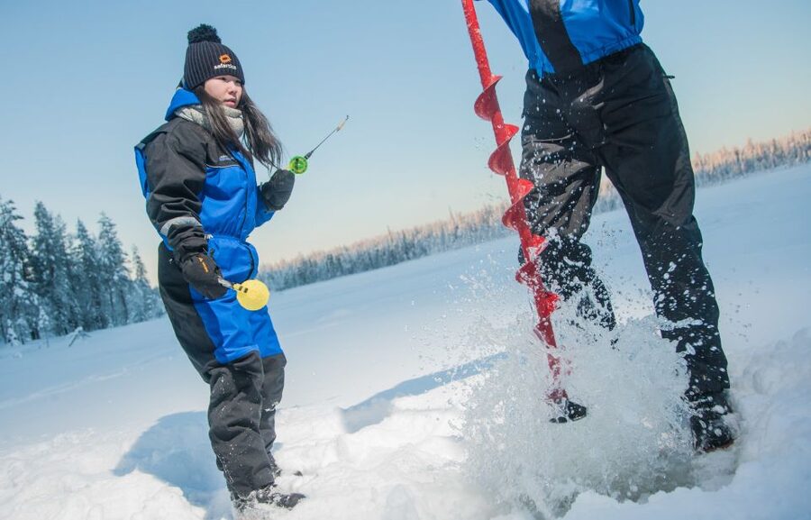 Rovaniemi: Guided Ice Fishing Experience - Getting dressed for Arctic conditions