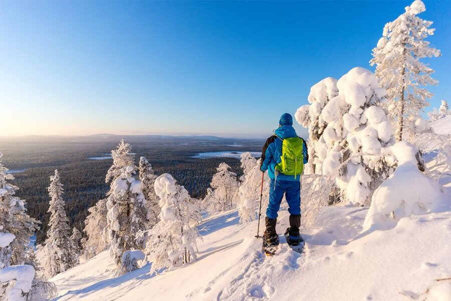 Rovaniemi: Hiking and Snowshoeing Adventure in Lapland - Getting fitted with boots, overalls, and snowshoes