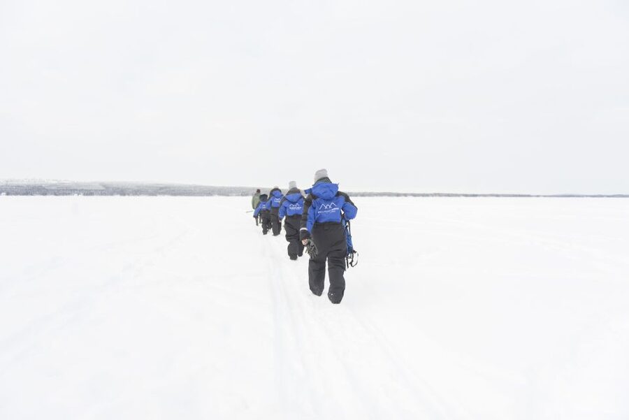 Rovaniemi: Ice Fishing Experience - The teepee and fire are half the experience