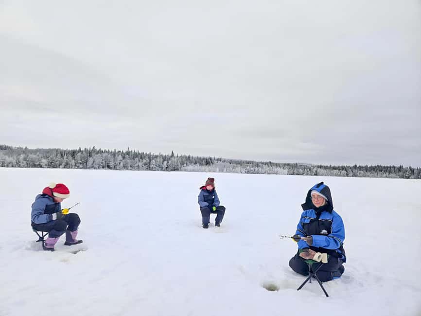 Rovaniemi: Ice Fishing Small Group Tour & Barbeque - Reaching the lake from Rovaniemi