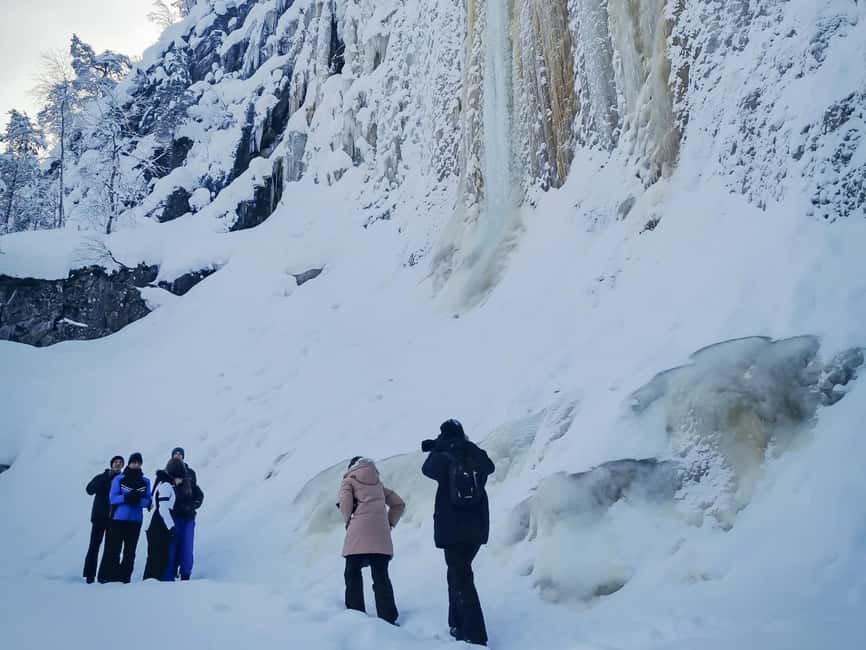 Rovaniemi: Korouoma Canyon & Frozen Waterfalls Tour with BBQ - Ice cleats, overalls, and what to wear