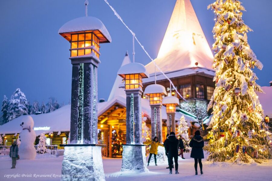 Rovaniemi: Meet Santa Claus, Reindeer Sleigh Ride & Huskies - The 500-meter husky sleigh ride