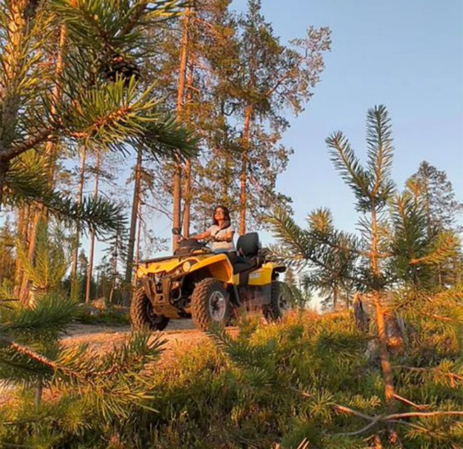Rovaniemi: Midnight Sun, ATV Ride During The Golden Hour - From hotel pickup to ATV instruction
