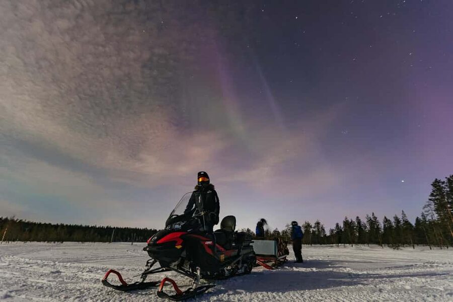 Rovaniemi: Northern Lights Family-Friendly Snowmobile Safari - A gentle way to meet Lapland after dark