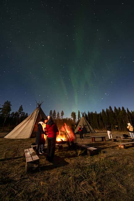 Rovaniemi: Northern Lights Photography Tour & BBQ - The campfire break and Lappish food