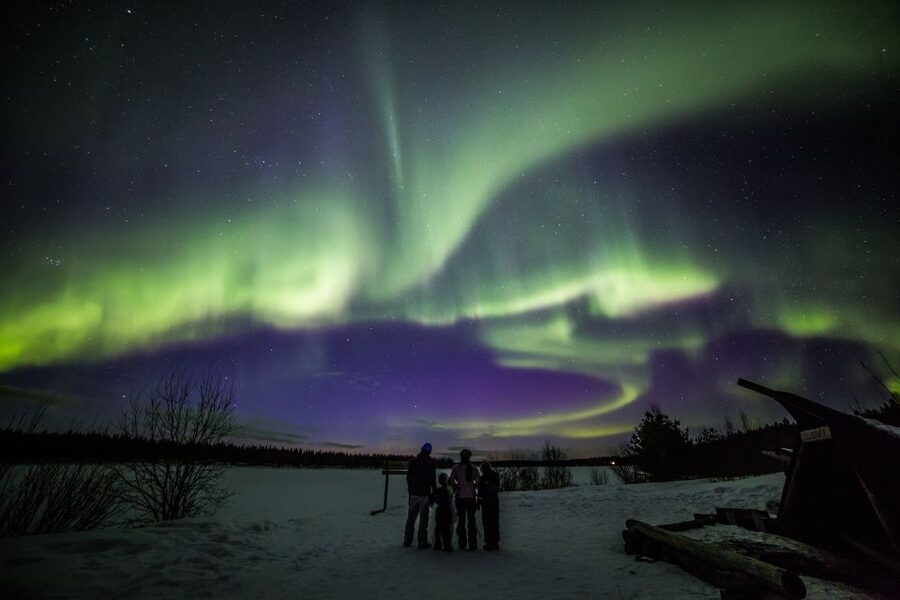 Rovaniemi: Northern Lights Sledge Ride - Leaving Rovaniemi for the Arctic night