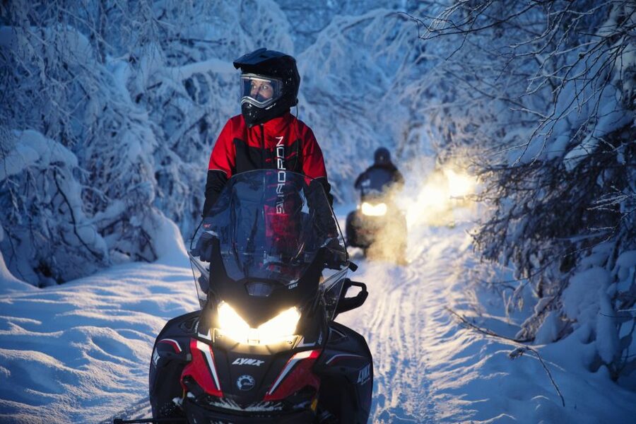Rovaniemi: Northern Lights Snowmobile Tour - Guides who shape the evening