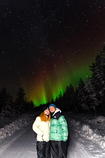Rovaniemi: Northern Lights Tour with Guarantee - Free photos make the price easier to justify