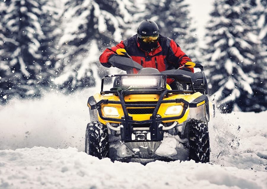 Rovaniemi: Quad Bike Ride and Ice Fishing - Sharing the quad bike can change the value