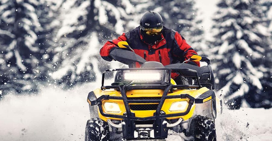 Rovaniemi: Quad Bike Ride and Ice Fishing - Starting with ATV instruction and Arctic forest views