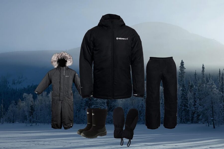 Rovaniemi: Rent Winter Clothing Sets - Children’s sizes and family planning