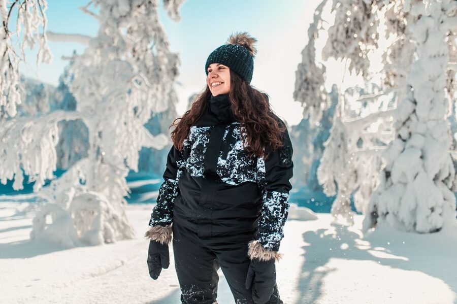 Rovaniemi: Rent Winter Clothing Sets - Using the clothes around Lapland