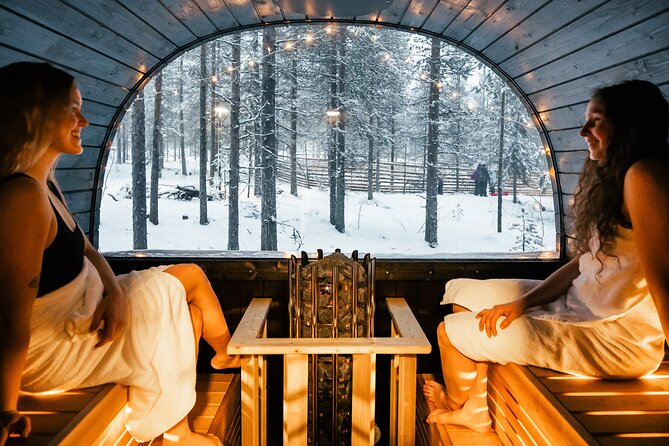 Rovaniemi Sauna World with a Hot Tub, Jacuzzi and Cold Pool - A forest setting instead of a hotel spa