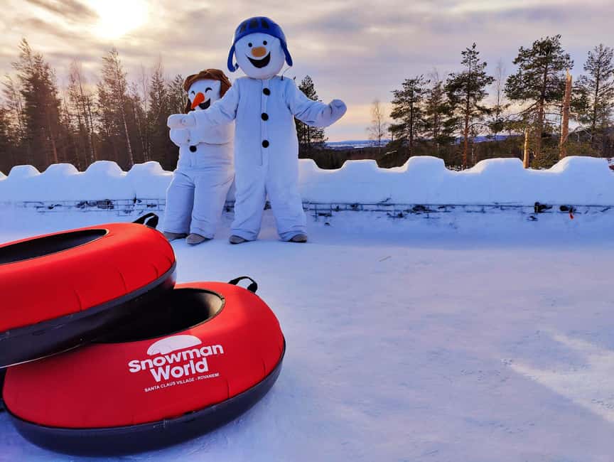 Rovaniemi: Snowman World Entrance Ticket - The Snow Restaurant and warmer café option