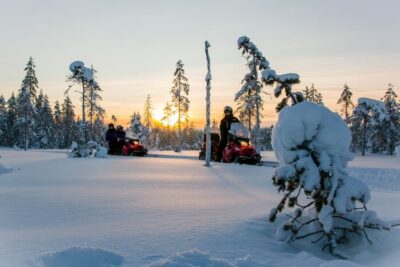 Snowmobile and Ice Fishing Adventure with Lunch