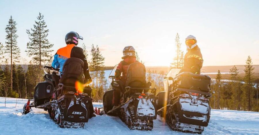 Rovaniemi: Snowmobile Safari Adventure - Crossing frozen lakes and Arctic forest