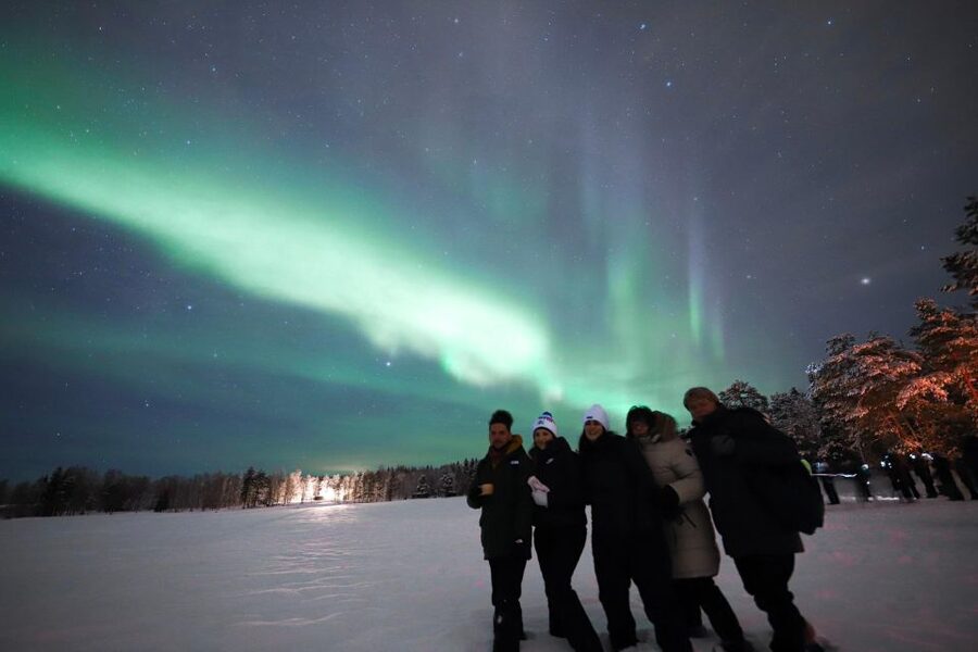 Rovaniemi: Unlimited Mileage and Hours Aurora Hunting Pro - A quieter stop with time to look up