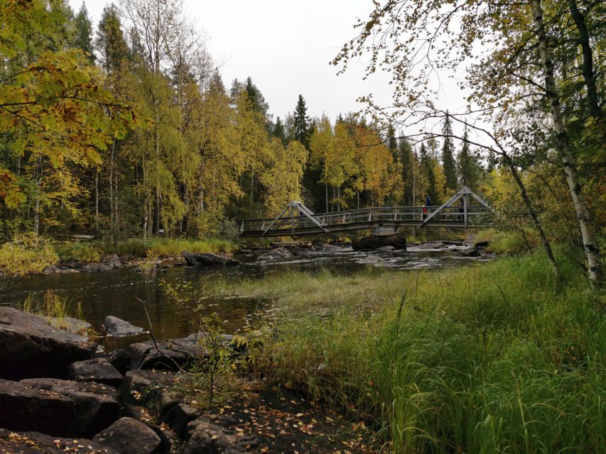 Rovaniemi: Vaattunki Hiking Arctic Circle Trail - The open fire, sausages, and warm drinks