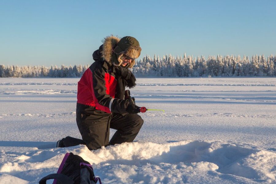 Ruka: Ice fishing trip - What you might catch, and what happens next