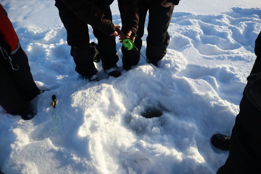 Ruka: Ice fishing trip - Group size and the feel of the outing