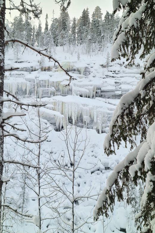 Ruka: Korouoma Canyon Finland - Korouma Waterfalls - The road from Ruka to Korouoma Canyon