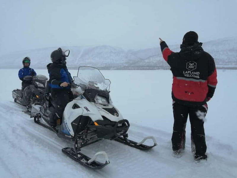 Saariselka: Snowmobile Safari on Tundra with BBQ - The Fire Hut Stop in the Middle of the Forest
