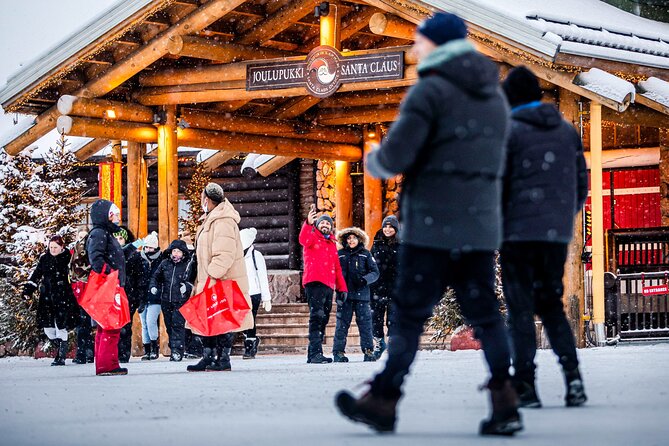 Santa Village Tour+Lapland Cuisine In Glass Igloo+Snow Scooters - Into the forest for Lapland food
