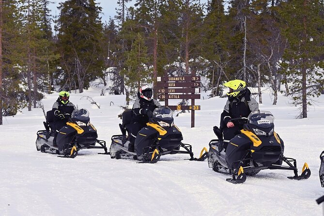 Snowmobile Rides Through Kumputunturi Fell in Kittilä, Finland - Reaching the fireman’s hut on Kumputunturi