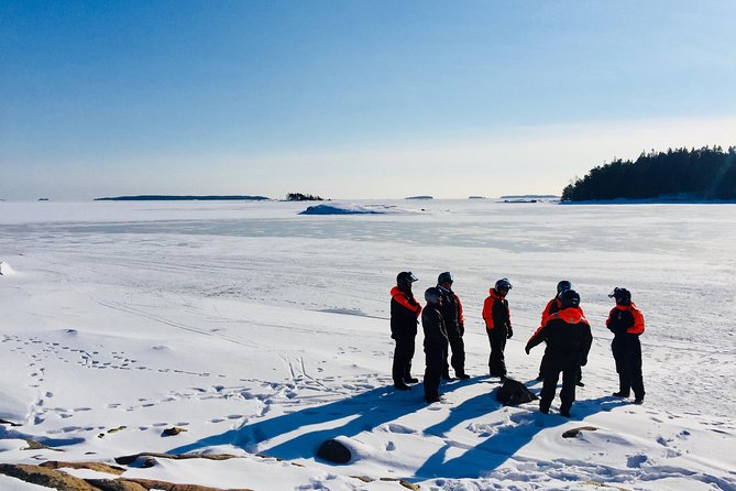 Snowmobile Safari in Helsinki Archipelago with Lunch - Campfire lunch on an island